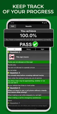 CDL Test Prep Practice Tests android App screenshot 2